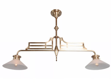 SNOOKER DOUBLE - Handmade brass pendant lamp by Patinas Lighting - view 3
